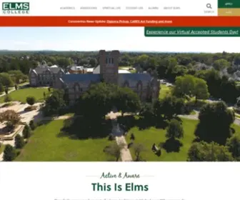 ELMS.edu(Elms College) Screenshot