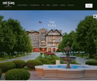 Elmshotelandspa.com(Excelsior Springs Hotel) Screenshot