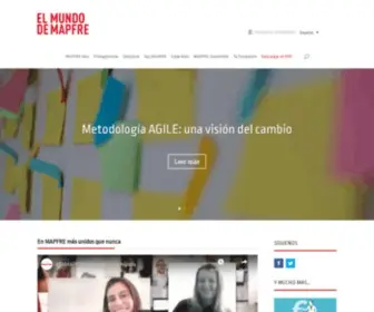 Elmundodemapfre.com(El Mundo MAPFRE) Screenshot