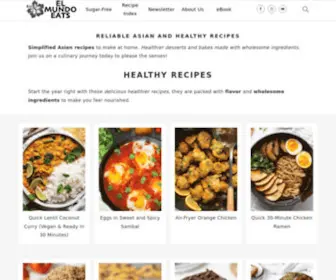 Elmundoeats.com(Reliable Sweet and Asian Recipes) Screenshot