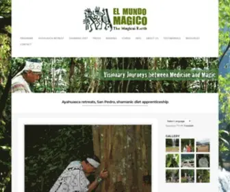 Elmundomagico.org(Ayahuasca/Yagé retreats) Screenshot