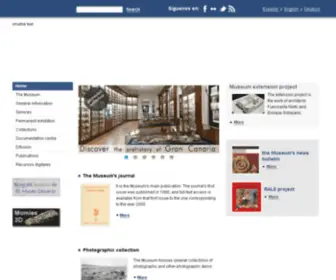 Elmuseocanario.com(El Museo canario) Screenshot