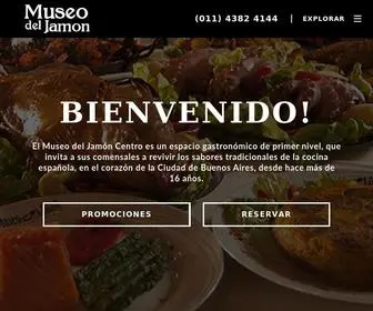 Elmuseodeljamon.com.ar(El Museo del Jamón) Screenshot
