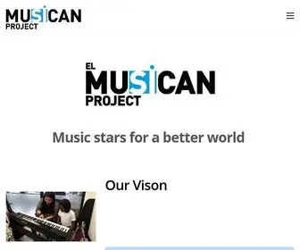 Elmusicanproject.com(A social music chool in Quito) Screenshot