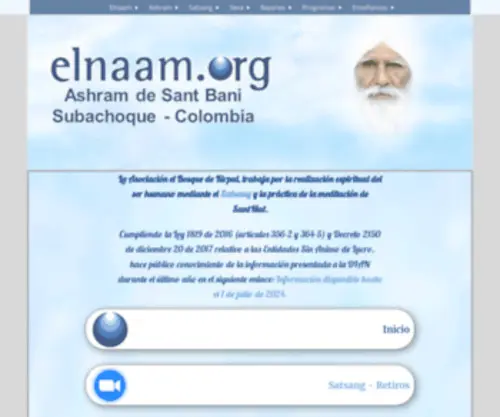 Elnaam.org(​Oh viajero) Screenshot
