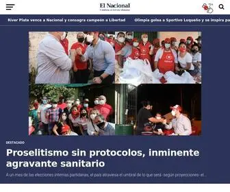 Elnacional.com.py(El diario de los lectores influyentes) Screenshot