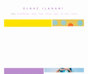 Elnazilkhani.com(ELNAZ ILKHANI) Screenshot