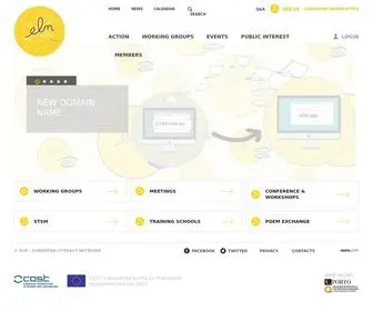 ELN.eu(European Literacy Network) Screenshot