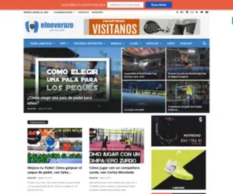 Elneverazo.com(Web de padel) Screenshot