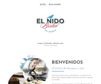 Elnidobistro.com.ar(El Nido Bistró) Screenshot