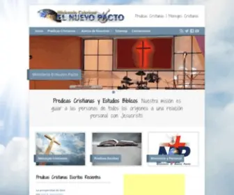 Elnuevopacto.com(Predicas Cristianas y Bosquejos Bíblicos) Screenshot