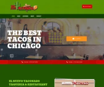 Elnuevotaconazo.com(Best Tacos In Chicago) Screenshot