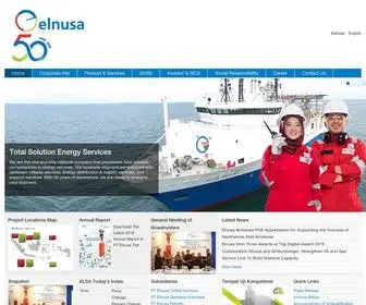 Elnusa.co.id(ELSA)) Screenshot