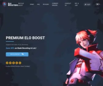 Elo-Boosters.com(Elo Boosters) Screenshot