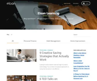 Eloan.com(Personal Loans Resources) Screenshot