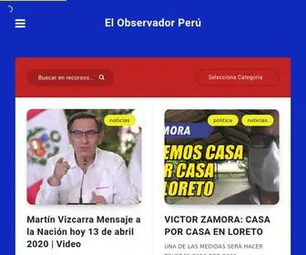 Elobservadorperu.com(El Observador Perú) Screenshot