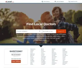 Elocaldoctors.com(Find Anything Local) Screenshot