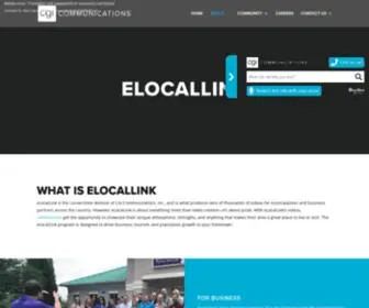 Elocallink.com(CGI Communications) Screenshot