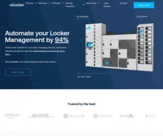 Elocker.com(Locker management systems to boost efficiency and security. elocker) Screenshot