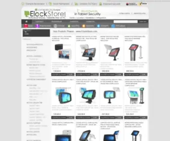 Elockstore.com(Vente antivol tablette borne iPad coque et support Maclocks) Screenshot