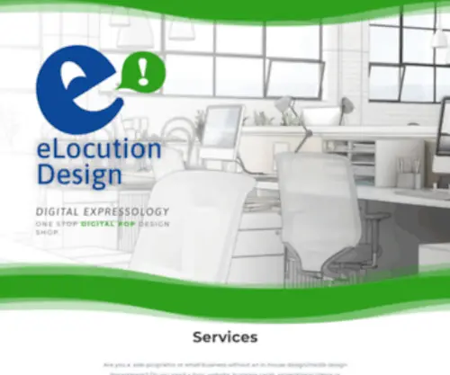 Elocutiondesign.com(ELocution Design) Screenshot