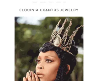 Eloexa.com(Elouinia Exantus Jewelry) Screenshot