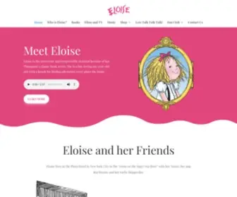 Eloise.com(The fictional heroine of Kay Thompson’s classic book series) Screenshot