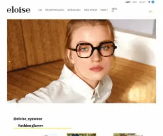 Eloiseeyewear.com(Gafas de Moda y Diseño Eloise Eyewear) Screenshot