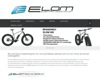 Elom-Ebikes.de(ELOM E) Screenshot