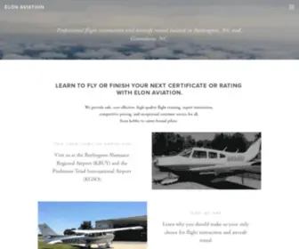 Elonaviation.com(Elon Aviation) Screenshot