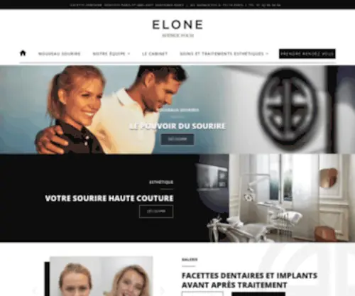 Elone-Clinic.com(Dentiste) Screenshot