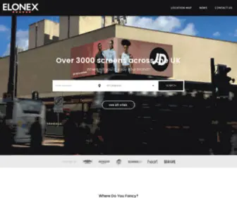 Elonex.com(Elonex Outdoor Advertising) Screenshot