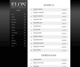 Elonsmallgroup.com(Elon Small Group) Screenshot