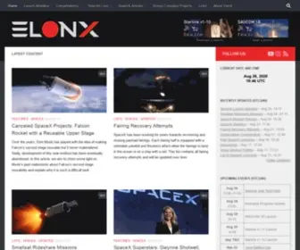 Elonx.net(Information about Elon Musk's Projects) Screenshot