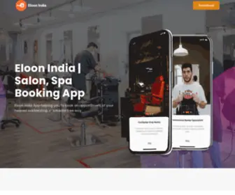 Eloonindia.com(Salon, Spa &amp; Barber Appointment) Screenshot
