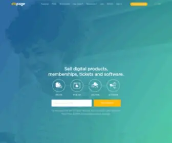 Elopage.com(Mit elopage hast du deine Verkaufsplattform und Zahlungsabwicklung in Einem) Screenshot