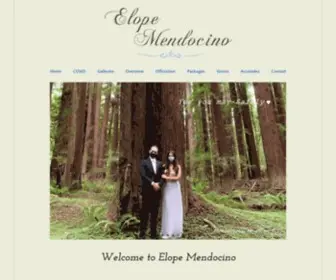 Elopemendocino.com(Affordable elegance) Screenshot