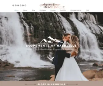 Elopementsnashville.com(Nashville Elopement Packages) Screenshot