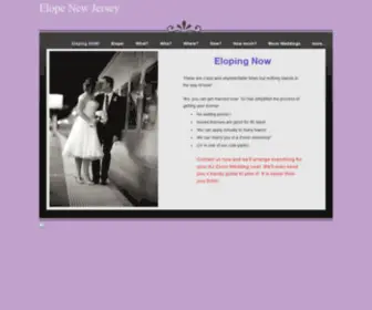 Elopenewjersey.com(Elope New Jersey) Screenshot