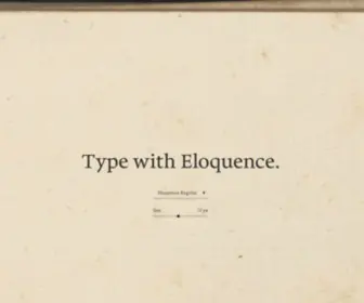 Eloquence-Font.com(Font Serif Type Family) Screenshot