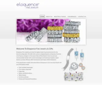 Eloquencejewelers.com(Eloquence Fine Jewelers) Screenshot