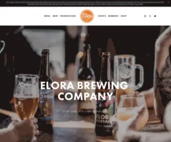 Elorabrewingcompany.ca(Elora Brewing Company) Screenshot