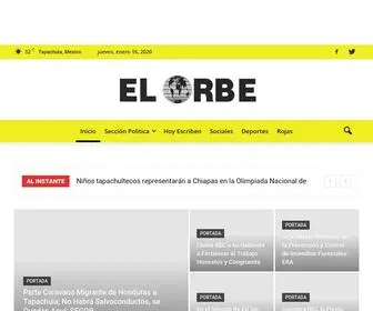 Elorbe.com(Periódico El Orbe) Screenshot
