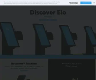 Elotouch.eu(Touchscreens for Retail) Screenshot