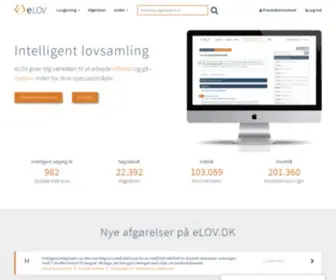 Elov.dk(Intelligent lovsamling) Screenshot