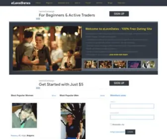 Elovedates.com(100% Free Dating Site) Screenshot