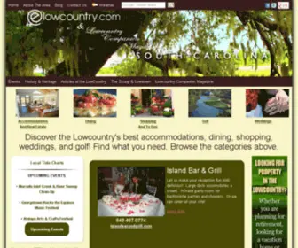 Elowcountry.com(Pawleys island sc vacation rentals) Screenshot