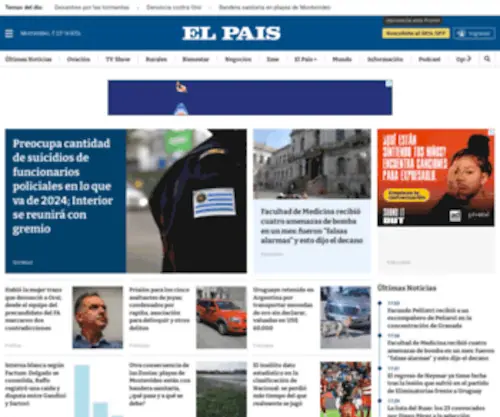 Elpais.com.uy(EL PAÍS Uruguay) Screenshot