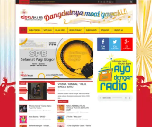 Elpasfm.com(Radionya Orang Bogor) Screenshot