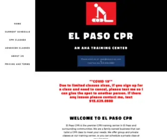 Elpaso-CPR.com(El Paso CPR) Screenshot